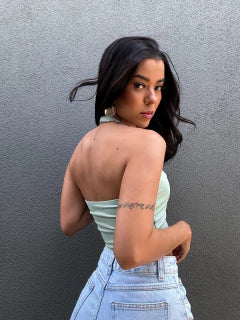 Cropped Alça Pescoço