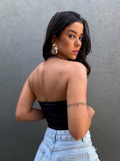 Cropped Alça Pescoço