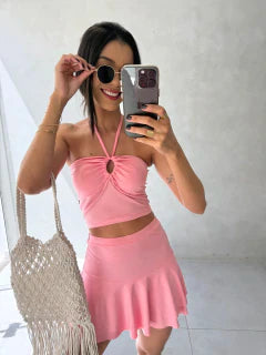 Conjunto babado