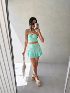 Conjunto babado