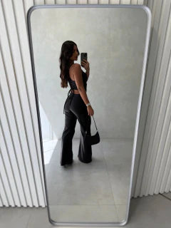 Conjunto acetinado pedraria