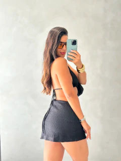 Vestido Curto Top Amarração