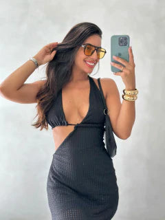 Vestido Curto Top Amarração