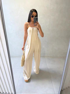 Macacão Serena Pantalona