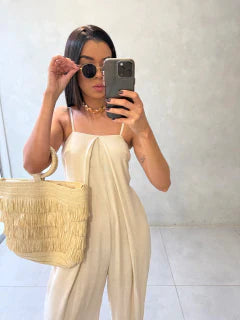 Macacão Serena Pantalona