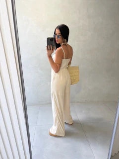 Macacão Serena Pantalona