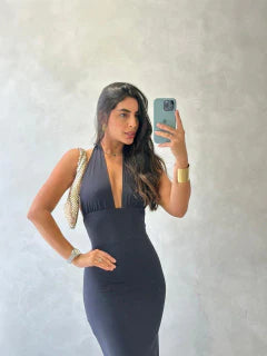 Vestido Cintura Amarração