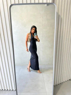 Vestido Cintura Amarração