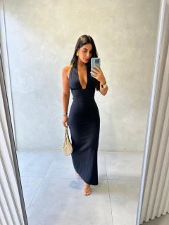 Vestido Cintura Amarração