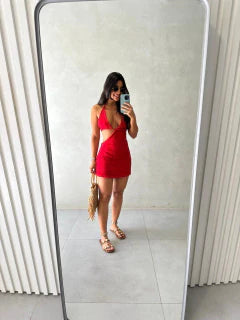 Vestido Curto Top Amarração