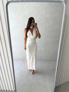 Vestido Gola Degagê