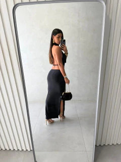 Vestido Gola Degagê