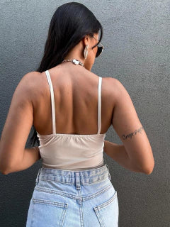 Cropped Poliamida Alça