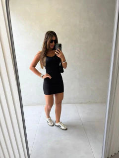 Vestido Costas Nua Curto