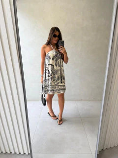 Macaquinho P&B Estampa